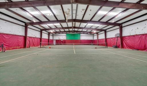 Indoor Tennis or Pickle Ball Court