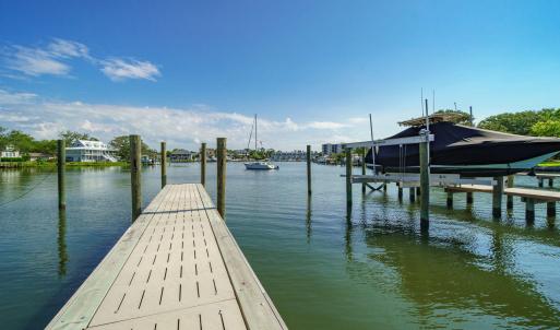 Waterfront lot with boat dock