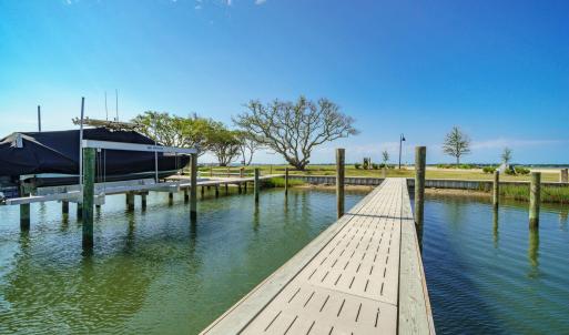 Waterfront lot with boat dock