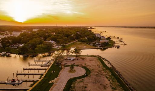 Waterfront lot with boat dock