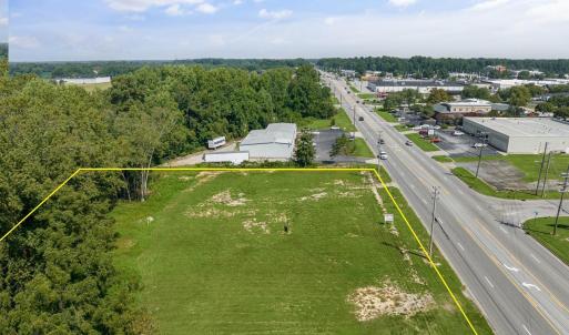 Aerial Looking North Outlined