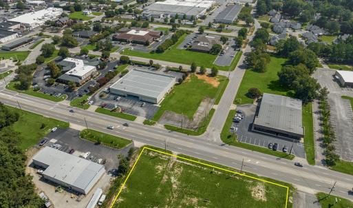 Aerial Lot to Surrounding Business outli