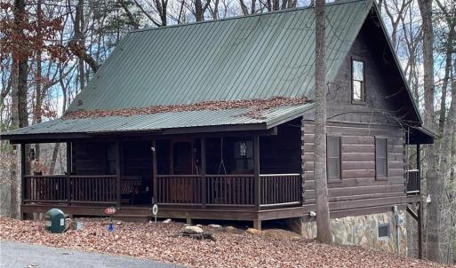 Example of current log home built at The Reserve