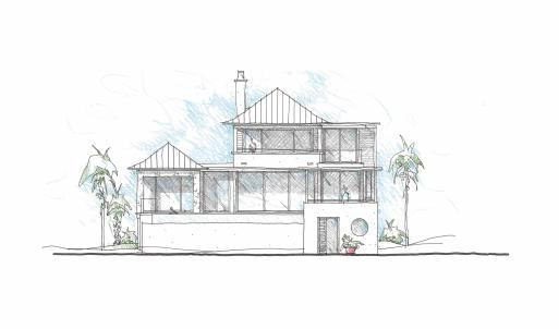 Rear of home rendering