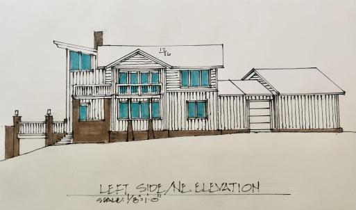 Left side of proposed house