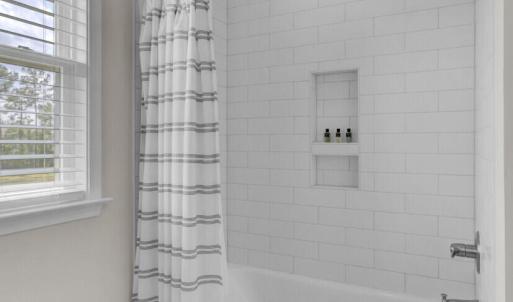 47. Jack-n-Jill tub & shower with tile