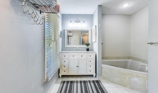 Master Bath Vanity and Garden Tub