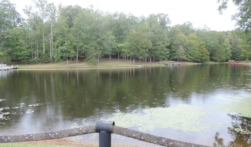 view of the dock from across the lake 3