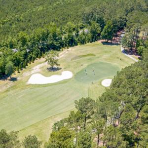Golf Fairway Aerial View (2)