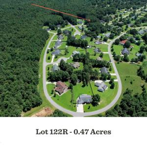 Almost 1/2 acre - see arrow