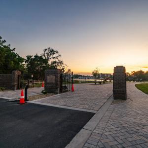 Waterfront lot with boat dock