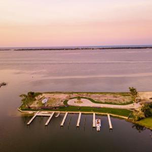 Waterfront lot with boat dock