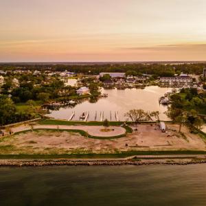 Waterfront lot with boat dock