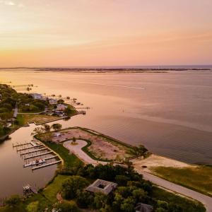 Waterfront lot with boat dock