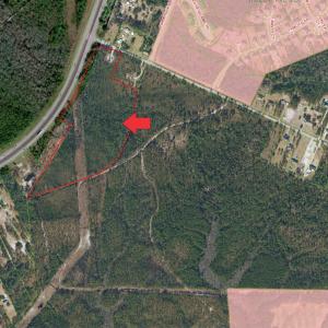 21.17 acre corner lot