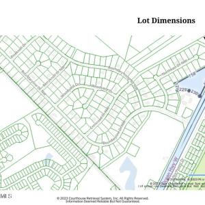 Lot Dimensions Map