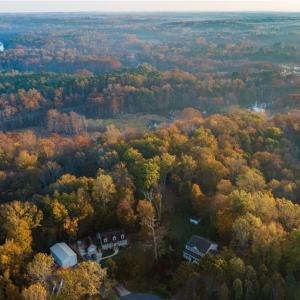 View of property from front with panoramic views of Diacsund Creek in the background