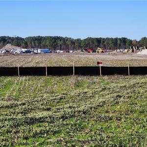 Taken from edge of property looking towards new development