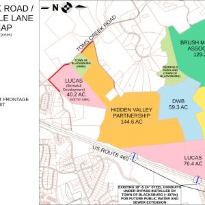 TOMS CREEK FARMINGDALE AREA MAP 7-7-22