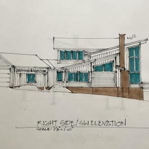 Right side of proposed house