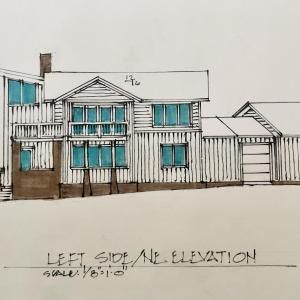 Left side of proposed house