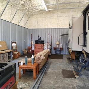 Inside Shed