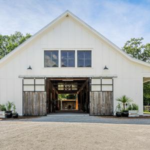 Exterior left of barn