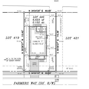 Lot 420 siteplan