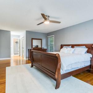 Master Bedroom with Hardwood Floors