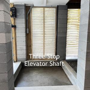Three Stop Elevator Shaft